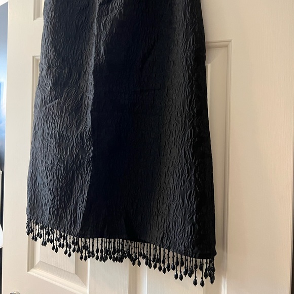 GANNI Bead-Embellished Jacquard Recycled Polyester-Blend Midi Skirt - Picture 6 of 14